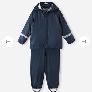 Kids 116 Waterproof 2-piece Tihku REIMA rain set. Unlined. Brand new with tags